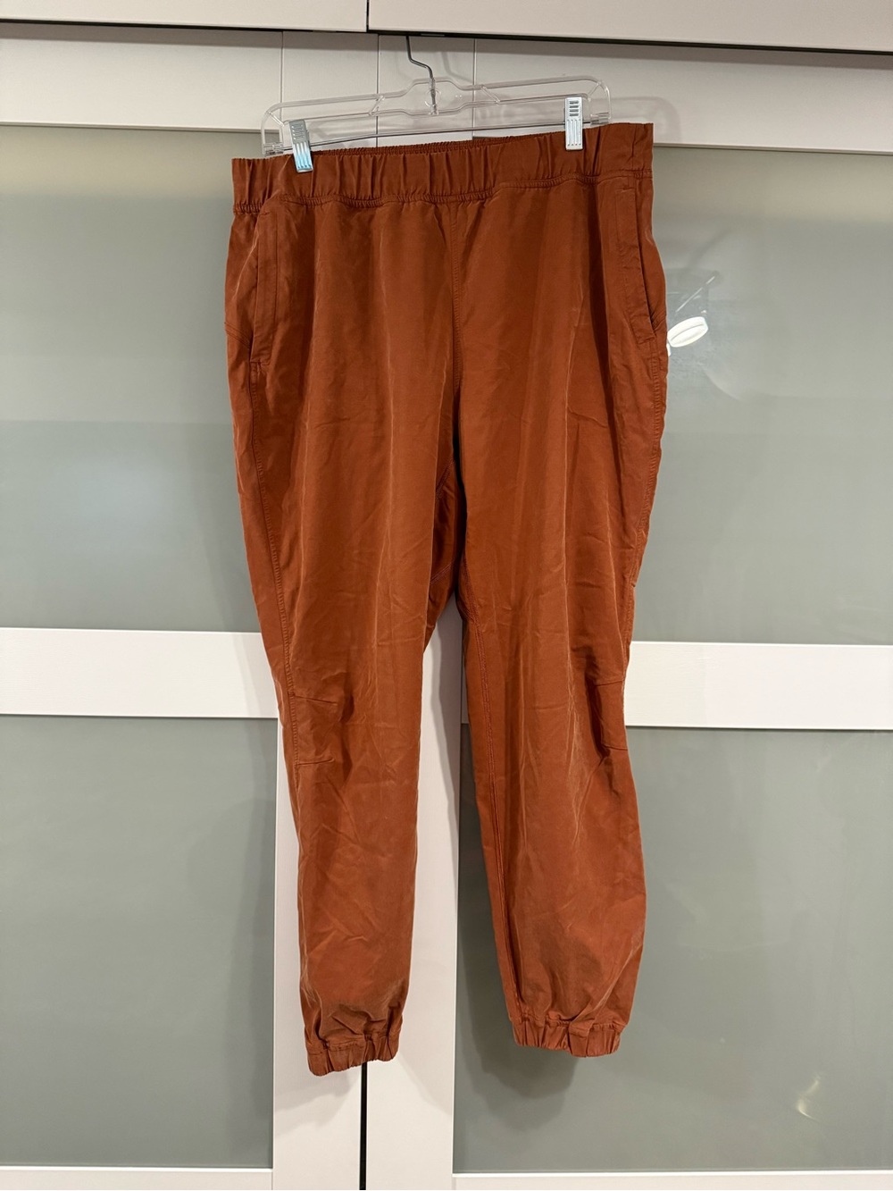 lululemon Terracotta Rust Orange Adapted State High Rise Full Length Joggers